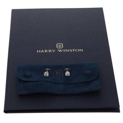 Harry Winston 2.03ctw Diamond Earrings Platinum