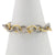 David Yurman Cable Oval Link Bracelet (older style with solid 18k gold links) Cable Bracelet Sterling Silver