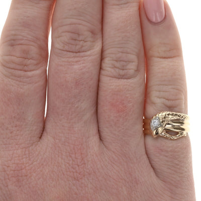 Diamond Women's Band Yellow Gold