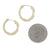 .42ctw Diamond Earrings Yellow Gold