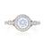 Simon G. .26ctw Cubic Zirconia Placeholder and Diamond Ring White Gold