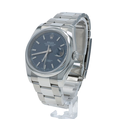 Rolex Datejust 36 Men's Watch 116200 Stainless Steel Automatic