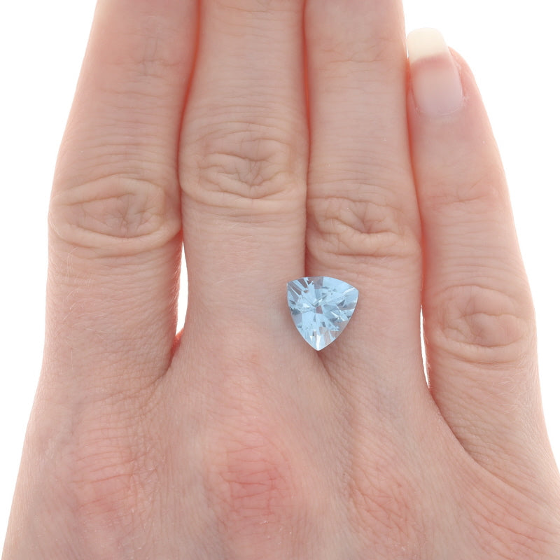 2.77ct Trillion Aquamarine