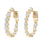 1.17ctw Diamond Earrings Yellow Gold