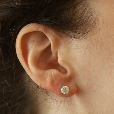 1.89ctw Diamond Earrings White Gold