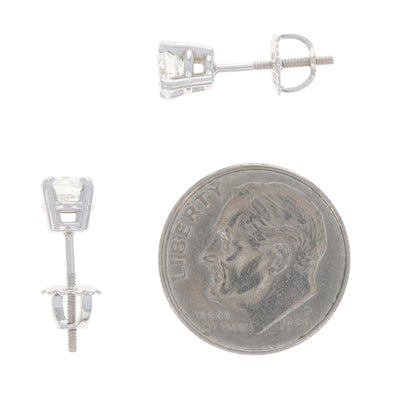 1.00ctw Diamond Earrings White Gold