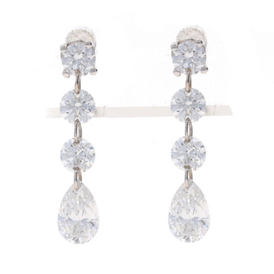 .98ctw Diamond Earrings White Gold