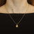 Michael M Carve Diamond Pendant Necklace Yellow Gold