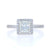 1.35ctw Diamond and Diamond Ring White Gold