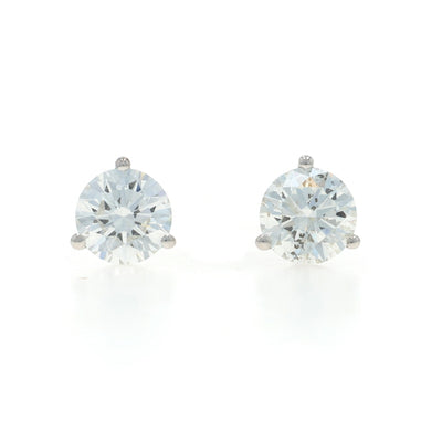 2.02ctw Diamond Earrings White Gold