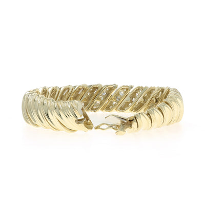 Jose Hess 3.36ctw Diamond Bracelet Yellow Gold
