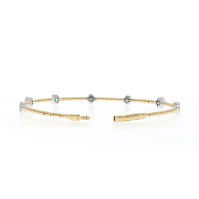 .44ctw Diamond Bracelet Yellow Gold