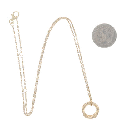 .50ctw Diamond Women's Pendant Necklace Yellow Gold
