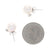 Diamond and Cultured Freshwater Pearl Earrings White Gold