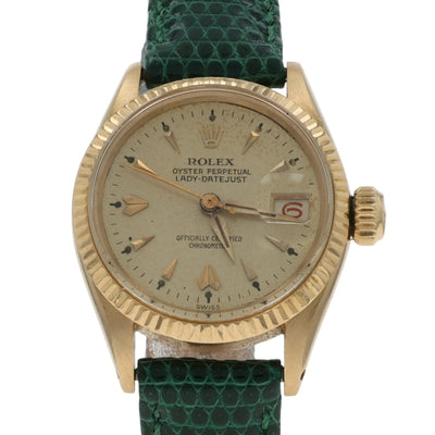 Rolex Lady-Datejust Ladies Watch 6517 Yellow Gold Automatic