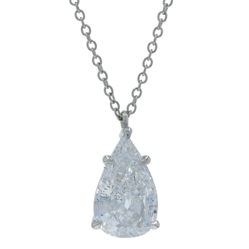 4.43ct Diamond Pendant Necklace