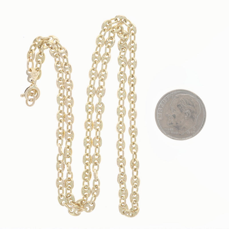 Gucci Link Chain Necklace Yellow Gold