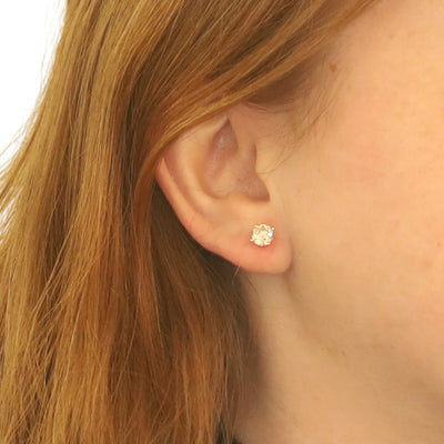 2.00ctw Diamond Earrings Yellow Gold