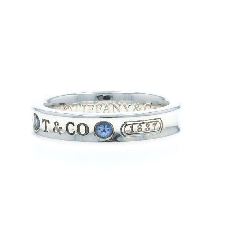 Tiffany & Co. 1837 Narrow Sapphire Band Sterling Silver - State St