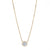 1.00ct Diamond Pendant Necklace Yellow Gold