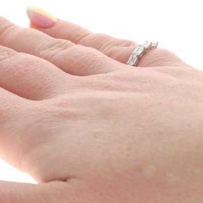 1.10ctw Diamond Band White Gold