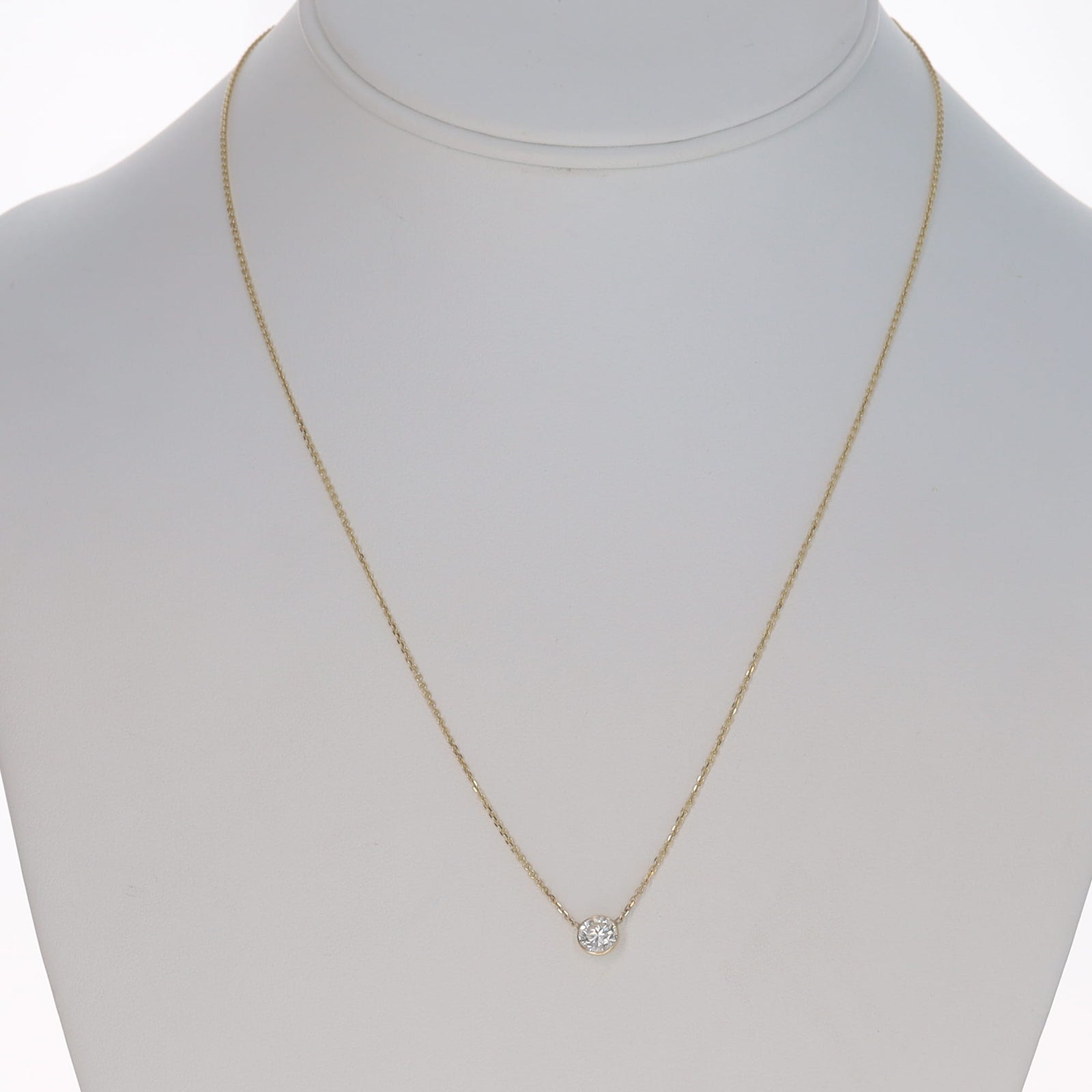 .70ct Diamond Pendant Necklace Yellow Gold