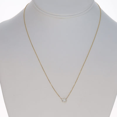 .70ct Diamond Pendant Necklace Yellow Gold