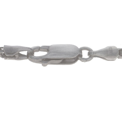 Men's Foxtail Chain Necklace Sterling Silver