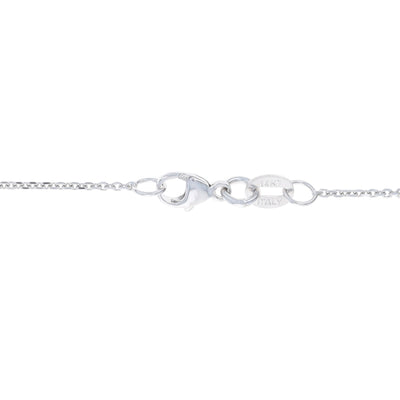 .84ctw Emerald and Diamond Pendant Necklace White Gold