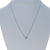 .83ct Diamond and Diamond Diamond Cut Cable Chain Pendant Necklace White Gold