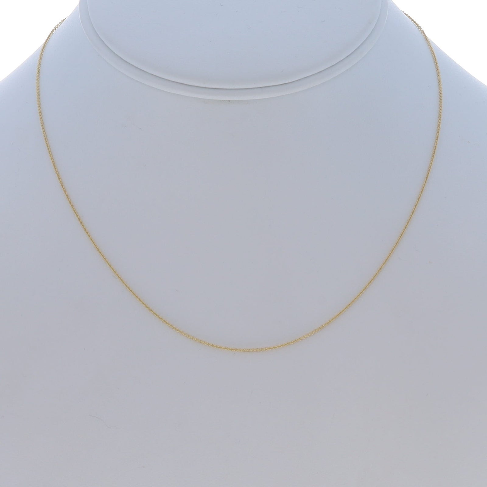 Cable Chain Necklace Yellow Gold