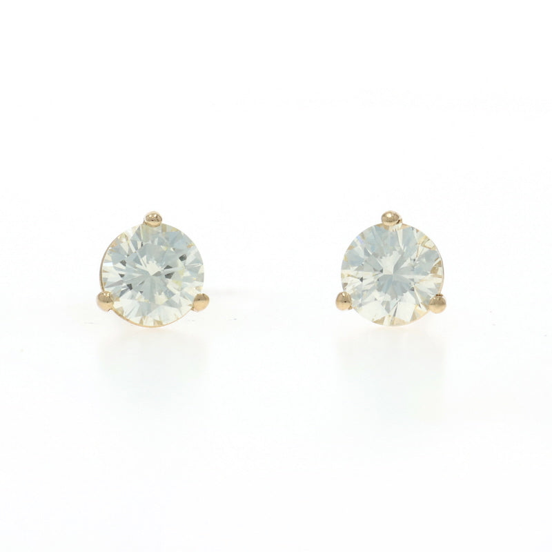 .80ctw Diamond Earrings Yellow Gold