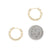 .95ctw Diamond Earrings Yellow Gold