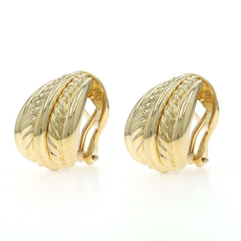 David Yurman Earrings Yellow Gold