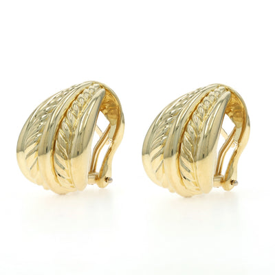 David Yurman Earrings Yellow Gold