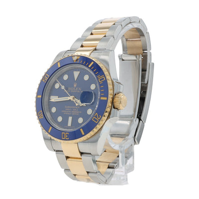 Rolex Submariner Bluesy Men's Watch 116613LB Stainless Steel Automatic