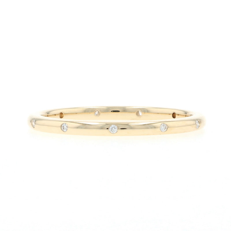 Diamond Band Yellow Gold