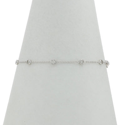 .50ctw Diamond Women's Cable Bracelet White Gold