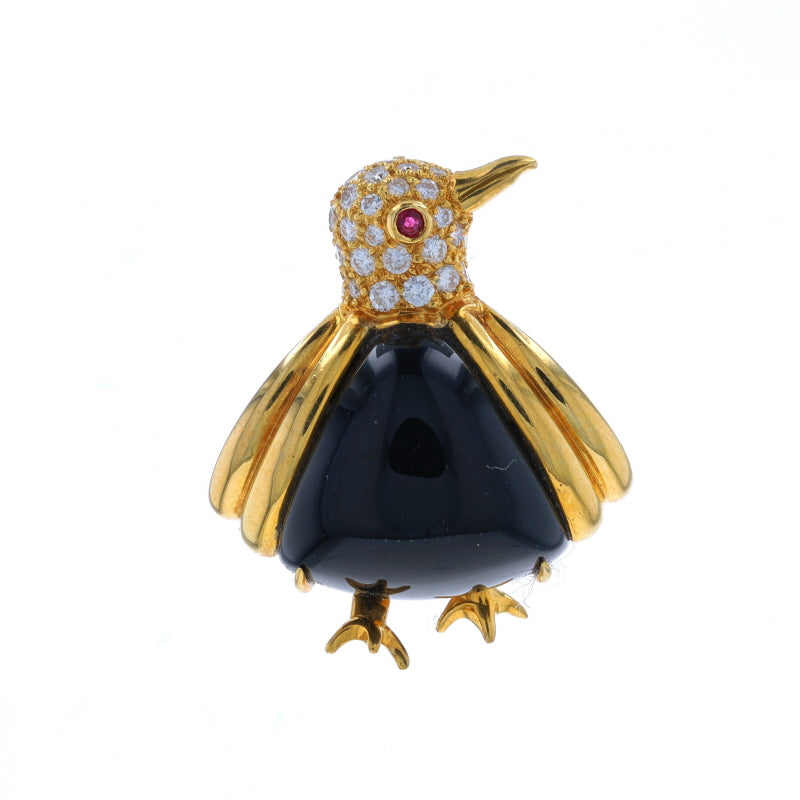Hammerman Brothers 0.54ctw Onyx and Diamond Yellow Gold - State St