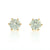 4.12ctw Diamond Earrings Yellow Gold