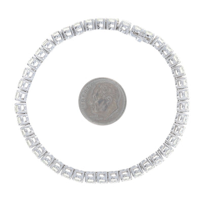 10.07ctw Diamond Bracelet White Gold