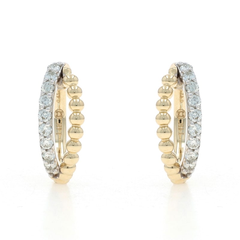 .43ctw Diamond Women's Earrings Yellow Gold