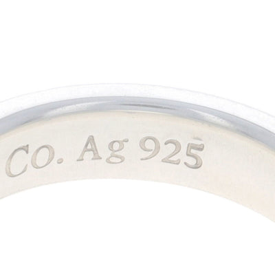 Tiffany & Co. 1837 Narrow Sapphire Band Sterling Silver