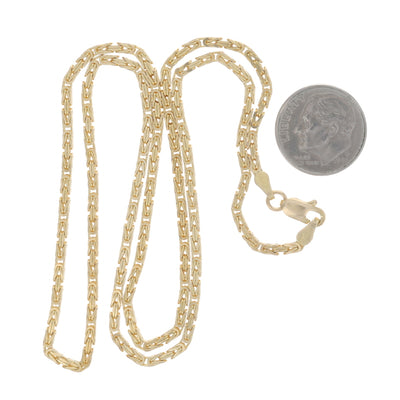 Byzantine Chain Necklace Yellow Gold