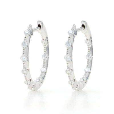 .50ctw Diamond Earrings White Gold