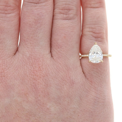 3.36ctw Diamond and Diamond Women's Ring Yellow Gold