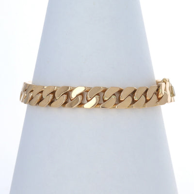 Cuban Curb Bracelet Yellow Gold
