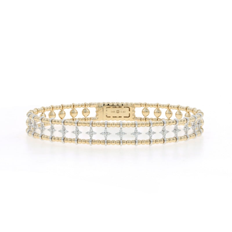 .40ctw Diamond Women's Bracelet Yellow Gold