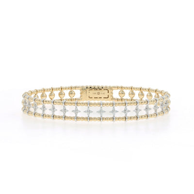 .40ctw Diamond Women's Bracelet Yellow Gold