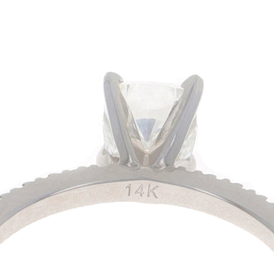 1.08ctw Diamond and Diamond Ring White Gold